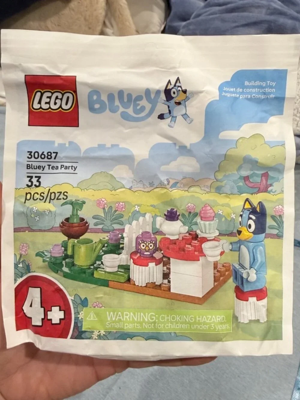 Bluey Gift Bundle LEGO 30687 Tea Party + Bluey Plush Clip NWT - Picture 3 of 4